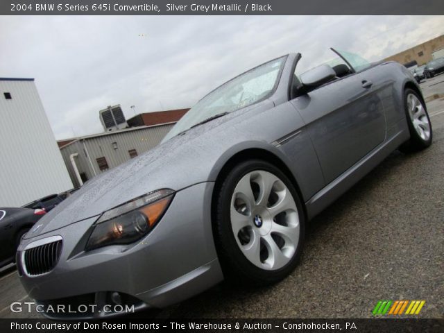 2004 BMW 6 Series 645i Convertible in Silver Grey Metallic