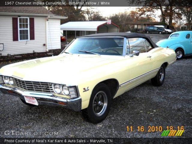 1967 Chevrolet Impala Convertible in Butternut Yellow