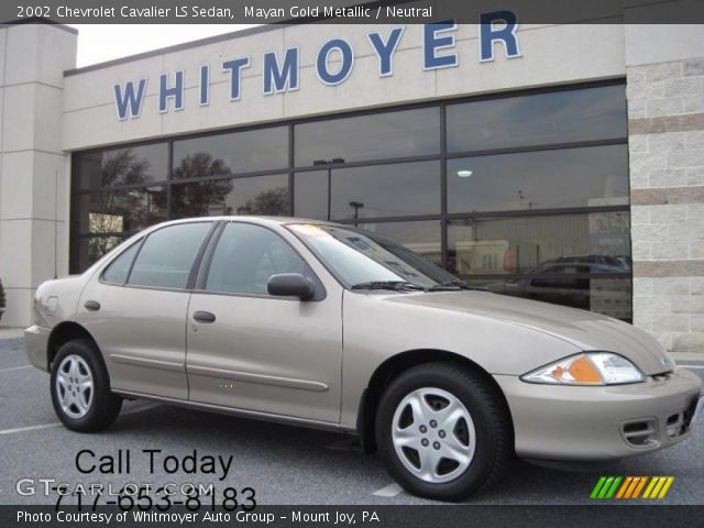 2002 Chevrolet Cavalier LS Sedan in Mayan Gold Metallic