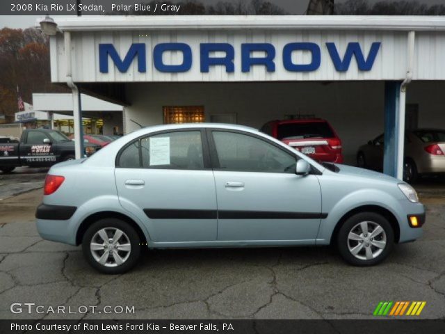 2008 Kia Rio LX Sedan in Polar Blue