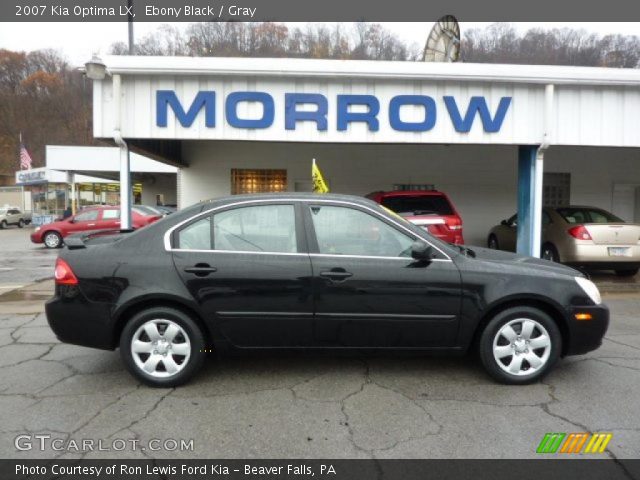 2007 Kia Optima LX in Ebony Black