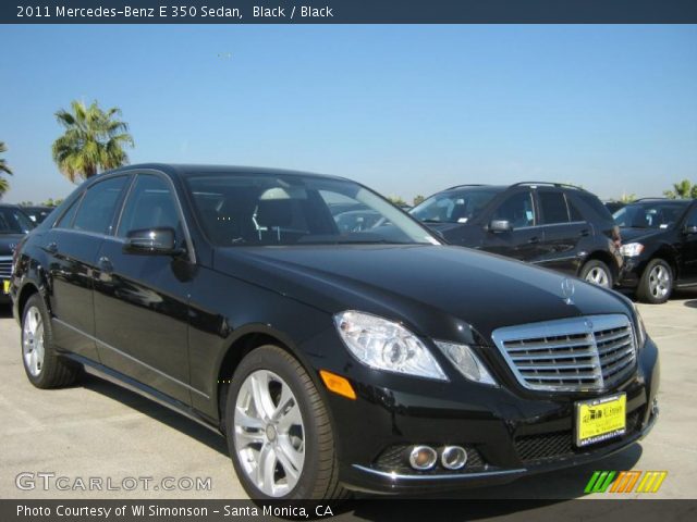 2011 Mercedes-Benz E 350 Sedan in Black