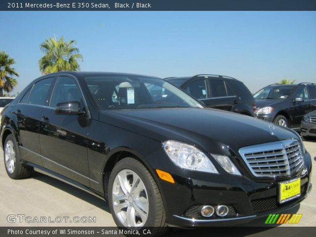 2011 Mercedes-Benz E 350 Sedan in Black