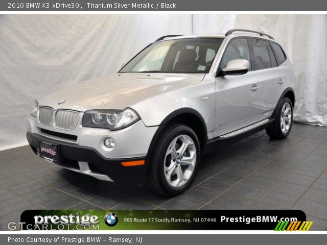 2010 BMW X3 xDrive30i in Titanium Silver Metallic