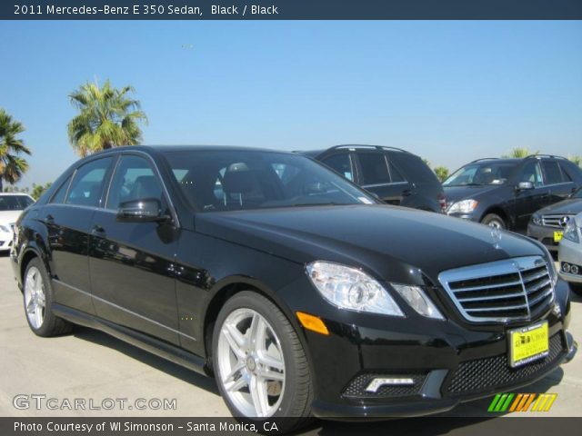 2011 Mercedes-Benz E 350 Sedan in Black