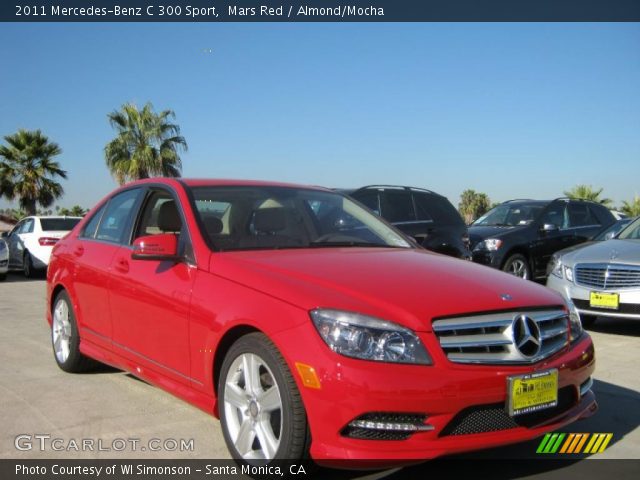 2011 Mercedes-Benz C 300 Sport in Mars Red