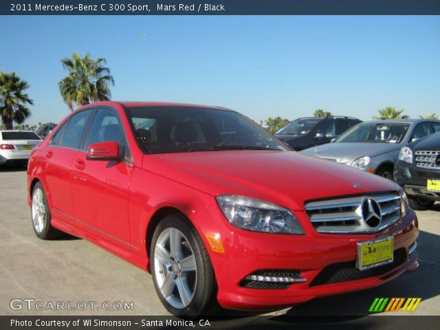 2011 Mercedes-Benz C 300 Sport in Mars Red