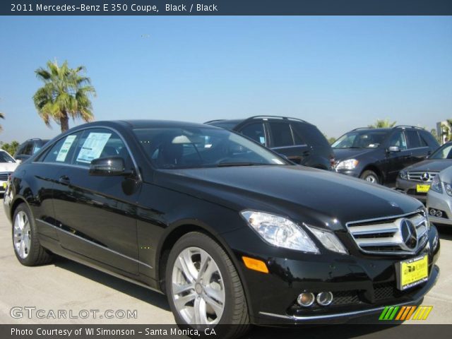 2011 Mercedes-Benz E 350 Coupe in Black