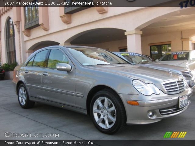 2007 Mercedes-Benz C 280 Luxury in Pewter Metallic