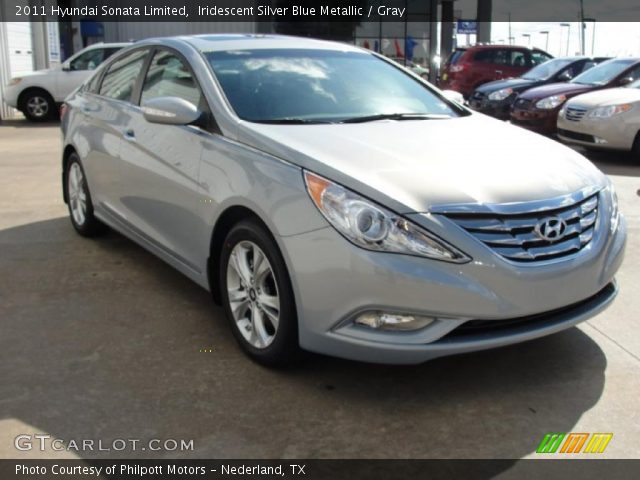 2011 Hyundai Sonata Limited in Iridescent Silver Blue Metallic