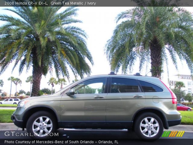 2008 Honda CR-V EX-L in Green Tea Metallic