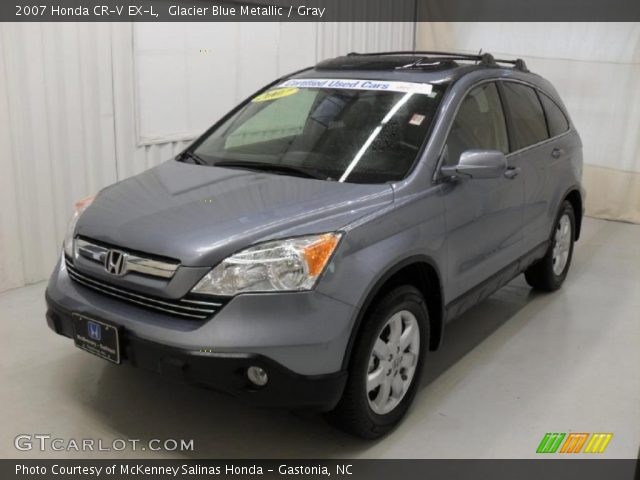 2007 Honda CR-V EX-L in Glacier Blue Metallic