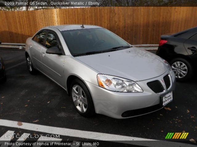 2009 Pontiac G6 Sedan in Quicksilver Metallic