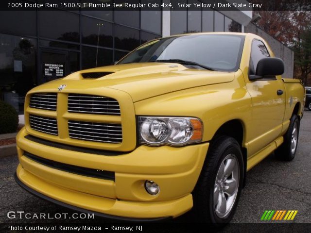 2005 Dodge Ram 1500 SLT Rumble Bee Regular Cab 4x4 in Solar Yellow