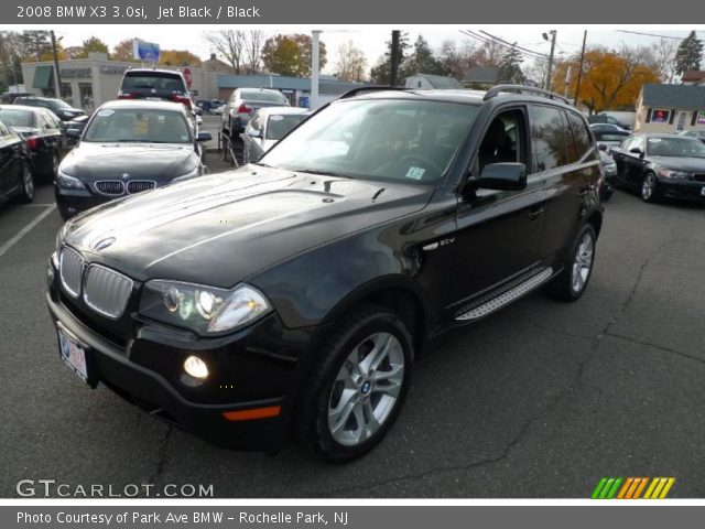 2008 BMW X3 3.0si in Jet Black