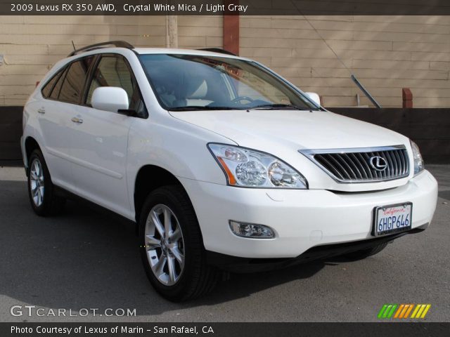2009 Lexus RX 350 AWD in Crystal White Mica