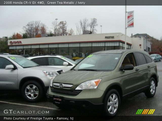 2008 Honda CR-V EX 4WD in Green Tea Metallic