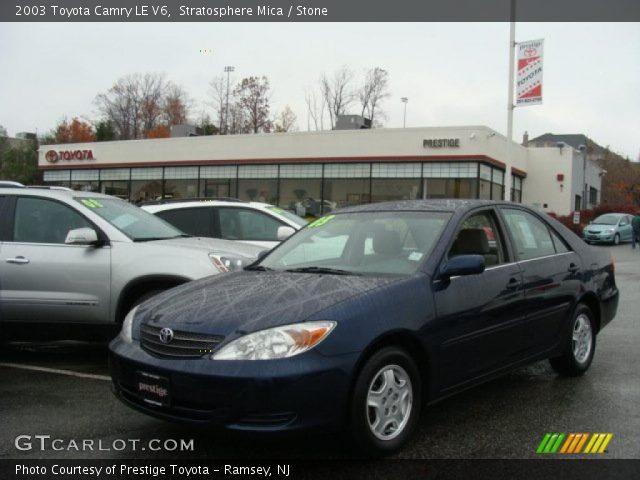 2003 Toyota Camry LE V6 in Stratosphere Mica
