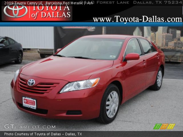 2009 Toyota Camry LE in Barcelona Red Metallic