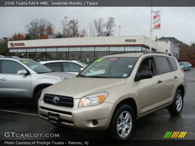 2008 Toyota RAV4 4WD in Savannah Metallic