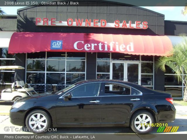 2008 Lexus ES 350 in Obsidian Black
