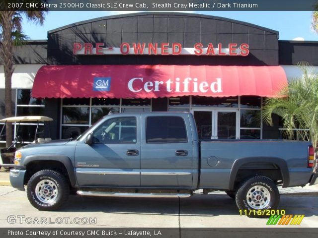 2007 GMC Sierra 2500HD Classic SLE Crew Cab in Stealth Gray Metallic