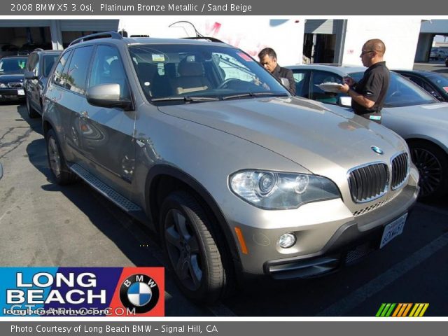 2008 BMW X5 3.0si in Platinum Bronze Metallic