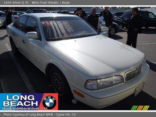 1994 Infiniti Q 45 in White Pearl Metallic