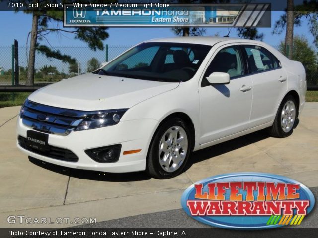 2010 Ford Fusion SE in White Suede