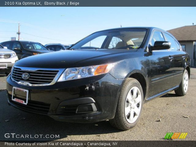 2010 Kia Optima LX in Ebony Black