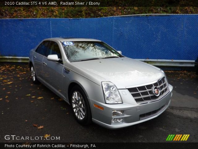 2010 Cadillac STS 4 V6 AWD in Radiant Silver