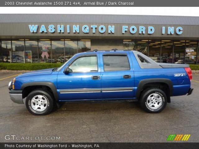 2003 Chevrolet Avalanche 1500 Z71 4x4 in Arrival Blue