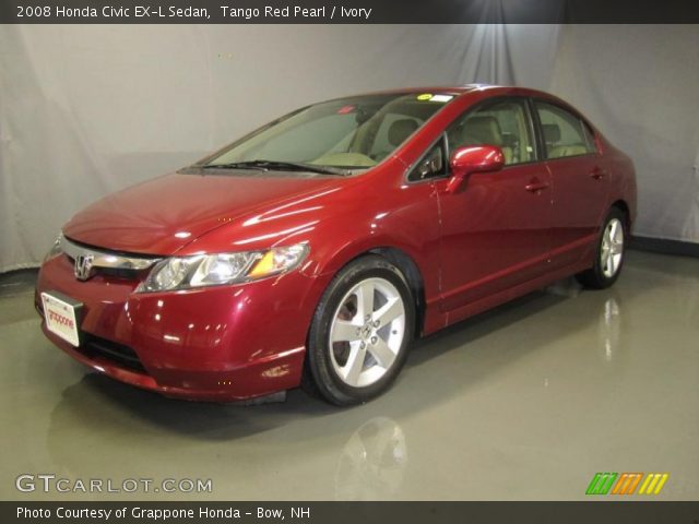 2008 Honda Civic EX-L Sedan in Tango Red Pearl