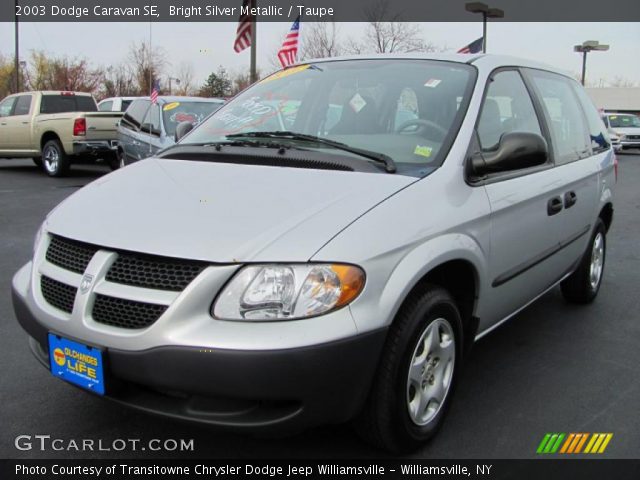 2003 Dodge Caravan SE in Bright Silver Metallic