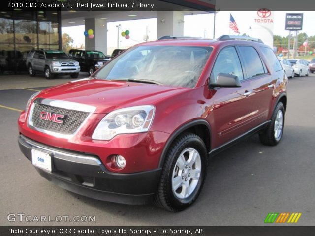 2010 GMC Acadia SLE in Red Jewel Tintcoat