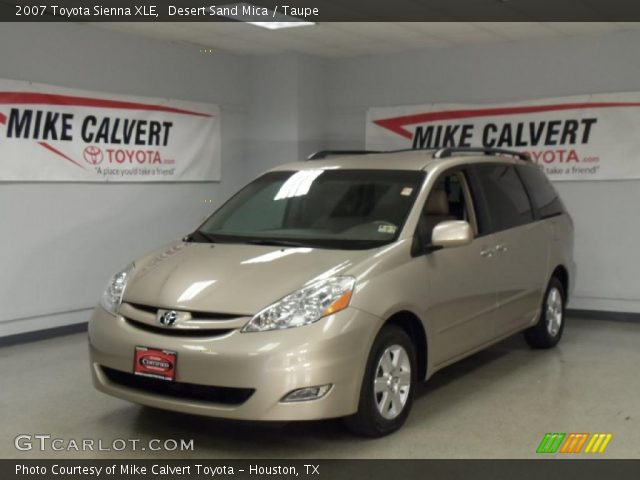 2007 Toyota Sienna XLE in Desert Sand Mica