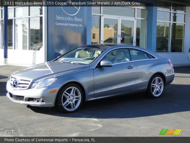 2011 Mercedes-Benz E 350 Coupe in Palladium Silver Metallic