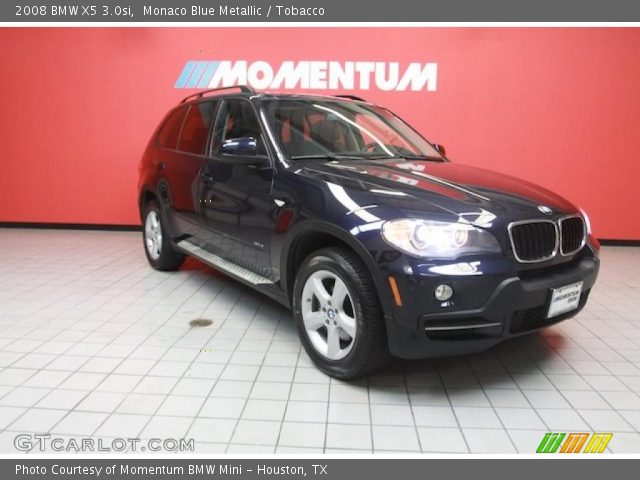 2008 BMW X5 3.0si in Monaco Blue Metallic