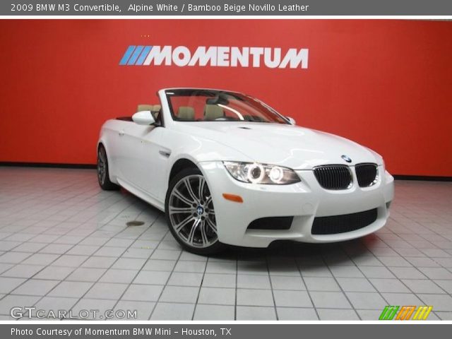 2009 BMW M3 Convertible in Alpine White