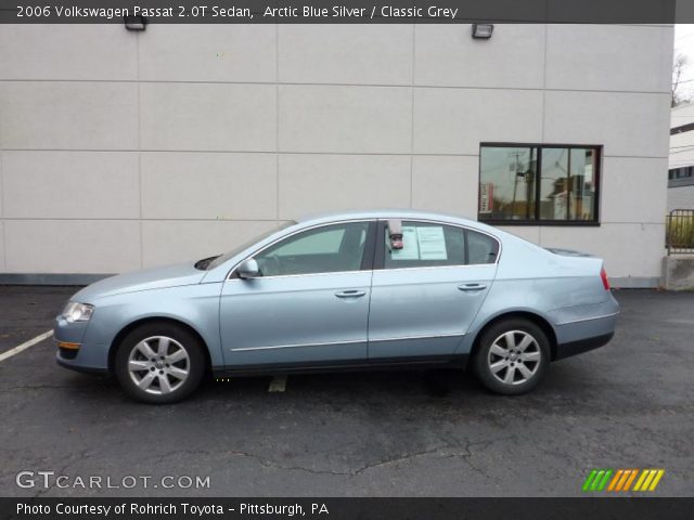 2006 Volkswagen Passat 2.0T Sedan in Arctic Blue Silver