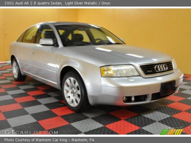 2001 Audi A6 2.8 quattro Sedan in Light Silver Metallic