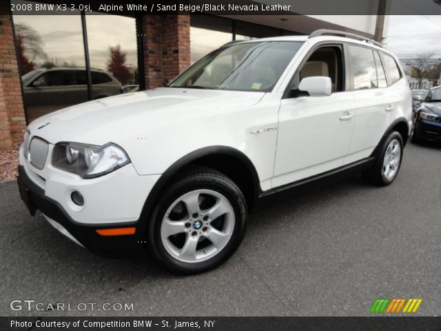 2008 BMW X3 3.0si in Alpine White