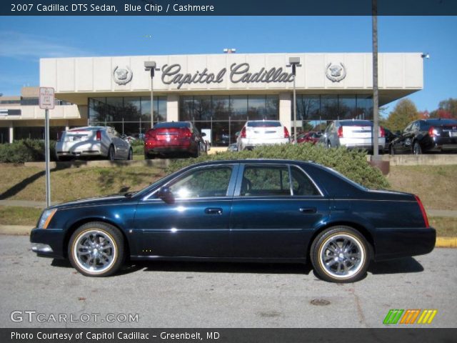 2007 Cadillac DTS Sedan in Blue Chip