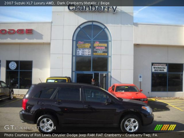 2007 Suzuki XL7 Luxury AWD in Dark Cranberry Metallic