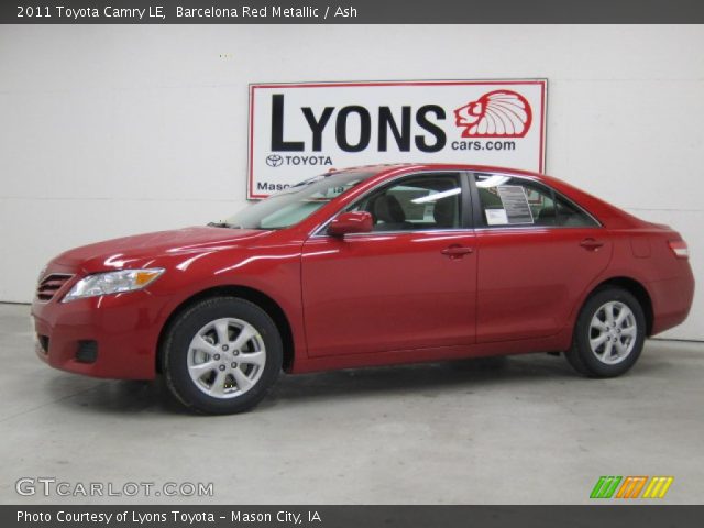 2011 Toyota Camry LE in Barcelona Red Metallic