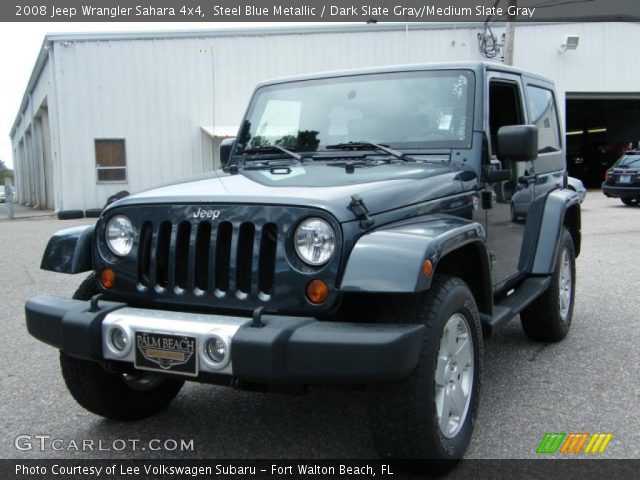2008 Jeep Wrangler Sahara 4x4 in Steel Blue Metallic