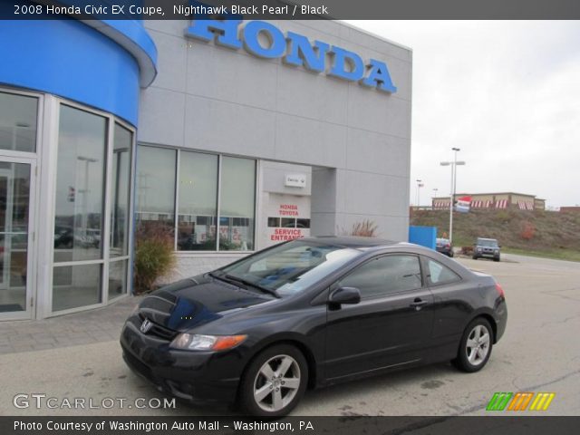 2008 Honda Civic EX Coupe in Nighthawk Black Pearl
