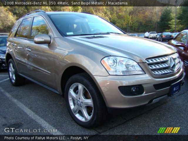 2008 Mercedes-Benz ML 350 4Matic in Sand Beige Metallic