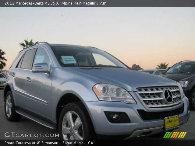 2011 Mercedes-Benz ML 350 in Alpine Rain Metallic