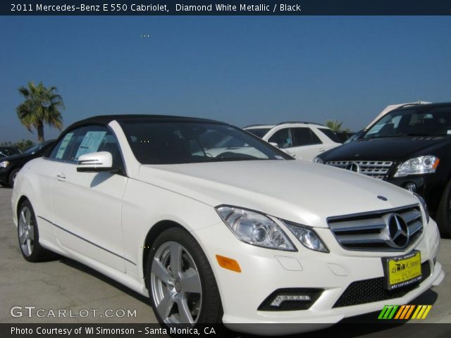 2011 Mercedes-Benz E 550 Cabriolet in Diamond White Metallic